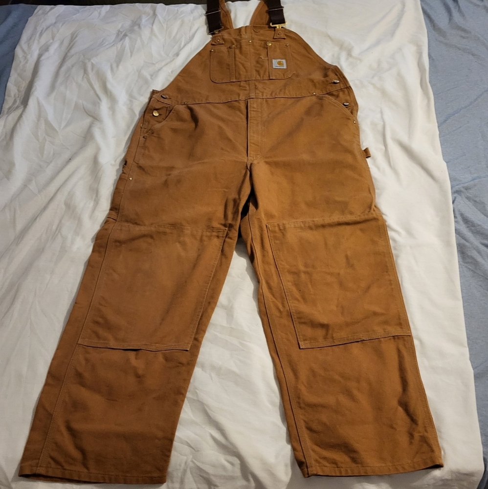 Carhartt mens bibbed overalls size 44X30